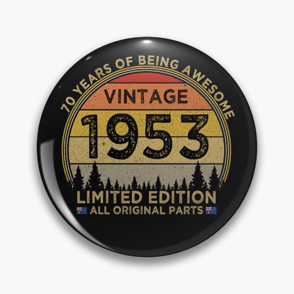 Item preview, 70th Birthday Vintage 1953 Limited Edition Patriotic Australia designed and sold by cssdru.