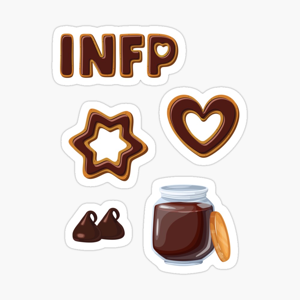 MBTI Nutella Cookies Mediator Personality (INFP-A / INFP-T) | Art Board  Print