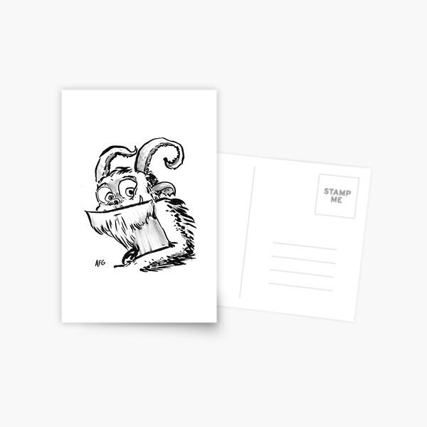 Good Luck Faun Postcard