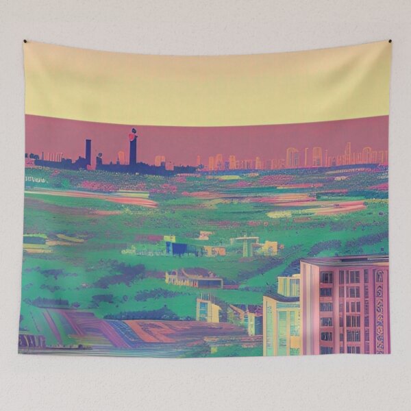 Item preview, McCallen City Skyline Art designed and sold by Places On Earth.