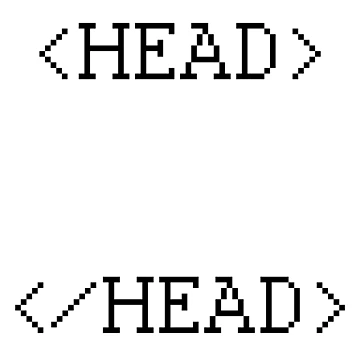 Artwork thumbnail, HTML Head Tag Pillow [Roufxis-Rb] by RoufXis