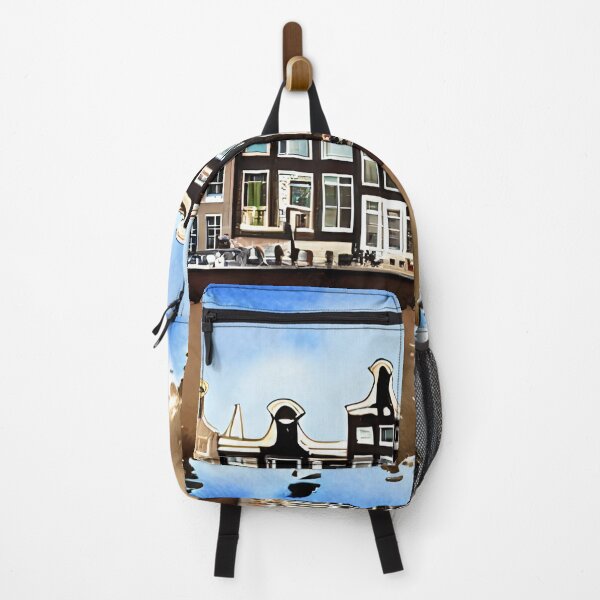 Item preview, Amsterdam Watercolor Art, City Landscape, Amsterdam Artwork designed and sold by viewgraphics.