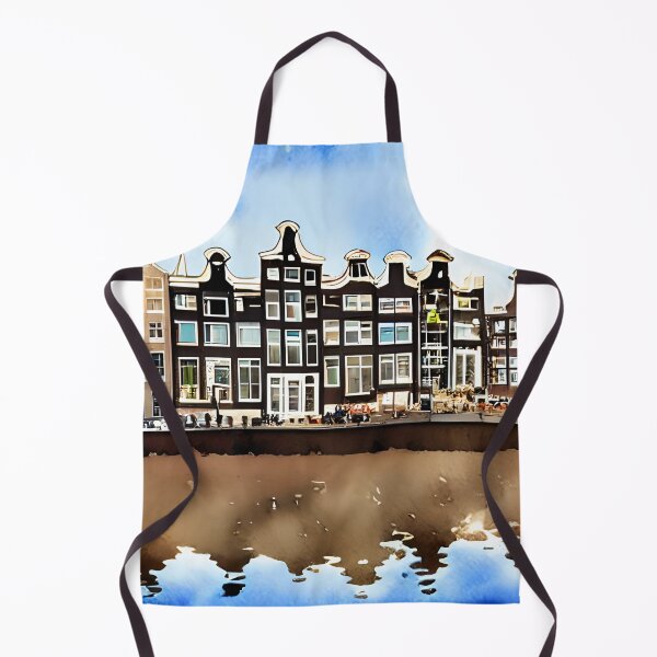 Item preview, Amsterdam Watercolor Art, City Landscape, Amsterdam Artwork designed and sold by viewgraphics.