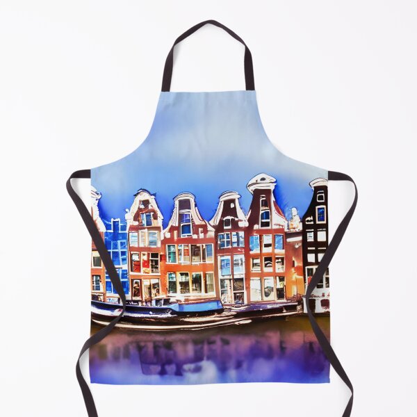 Item preview, Amsterdam Watercolor Art, City Landscape, Amsterdam Artwork designed and sold by viewgraphics.