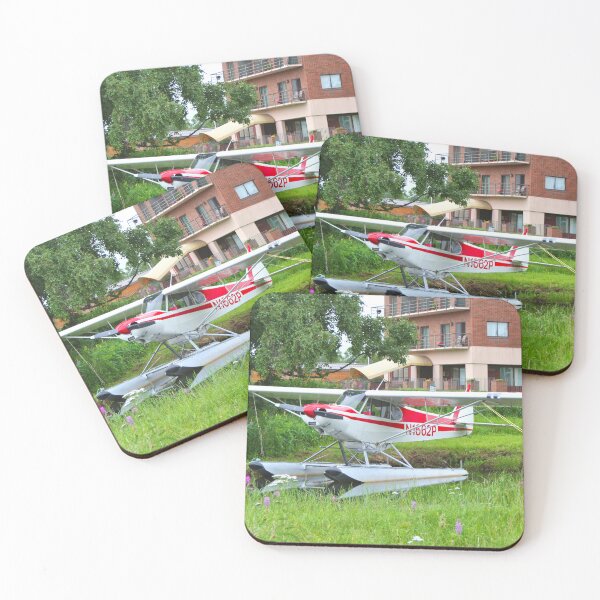 Item preview, Red and white float plane, Lake Hood, Anchorage, Alaska  designed and sold by FranWest.