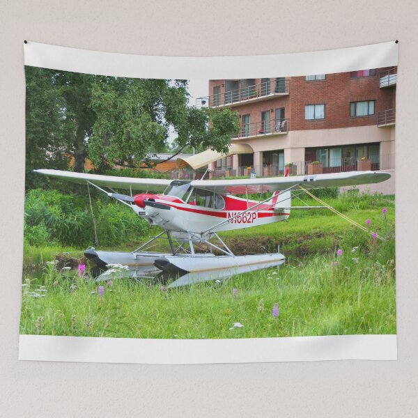 Item preview, Red and white float plane, Lake Hood, Anchorage, Alaska  designed and sold by FranWest.