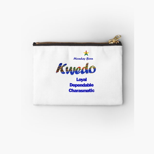Item preview, Monday Born Ghanaian Male Name 'Kwedo' in Blue designed and sold by WhoWeAre.