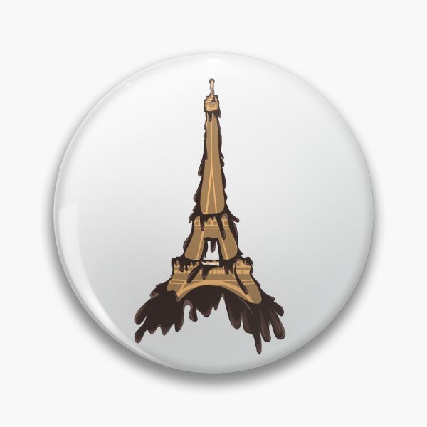 Item preview, CHOCOLATE eiffel tower illustration designed and sold by AmsaOza.