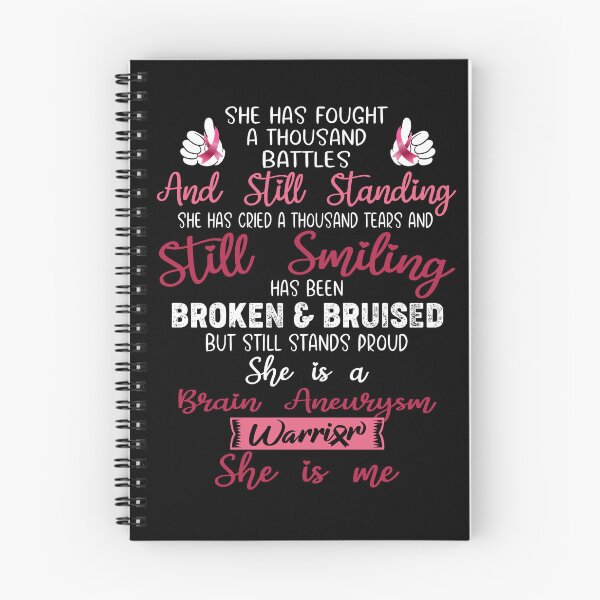Item preview, Brain Aneurysm Warrior SHE IS ME - Support Brain Aneurysm Fighter Gifts designed and sold by Berriosly.