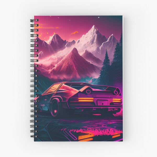 Item preview, A Muscle Car Driving Through the Mountains designed and sold by LukeAiWalker.