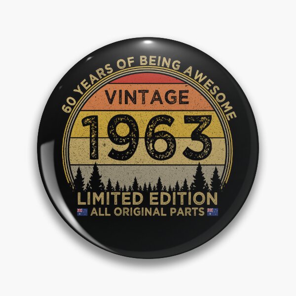 Item preview, 60th Birthday Vintage 1963 Limited Edition Patriotic Australia designed and sold by cssdru.
