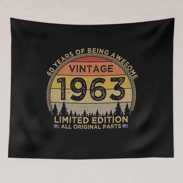 Item preview, 60th Birthday Vintage 1963 Limited Edition Patriotic Australia designed and sold by cssdru.