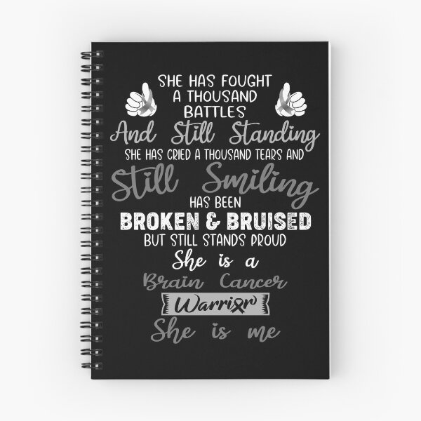 Item preview, Brain Cancer Warrior SHE IS ME - Support Brain Cancer Fighter Gifts designed and sold by Berriosly.