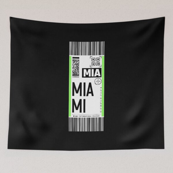 Item preview, MIAMI classic luggage tag Traveler sticker designed and sold by LeddsoDello.