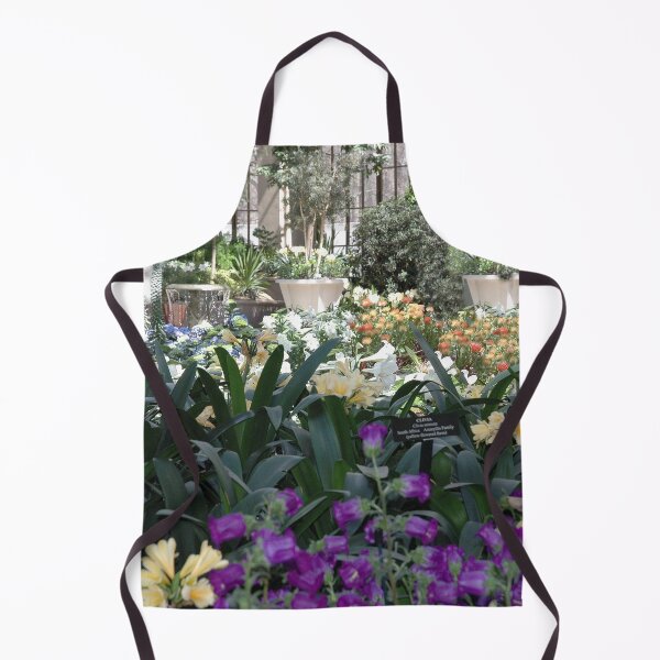 Item preview, Botanical Flower Garden featuring Bellflowers and Easter Lilies designed and sold by VistaViews.