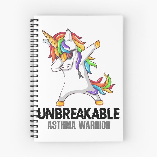 Item preview, Asthma Awareness - Unicorn Asthma Warrior Ribbon UNBREAKABLE designed and sold by Fernandezf.