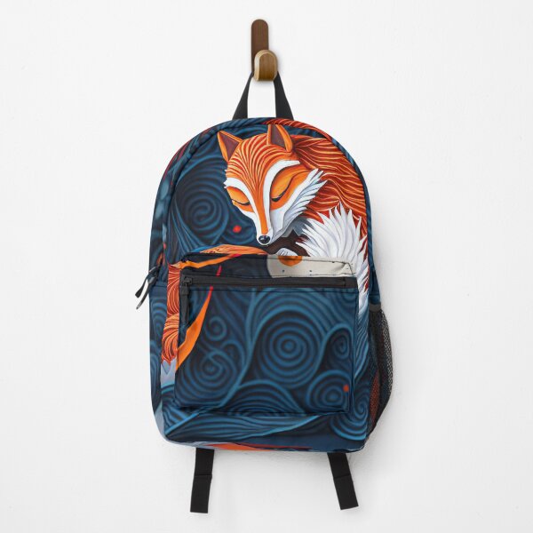 Item preview, Paper quilled sleeping fox under full moon designed and sold by Staibshine.