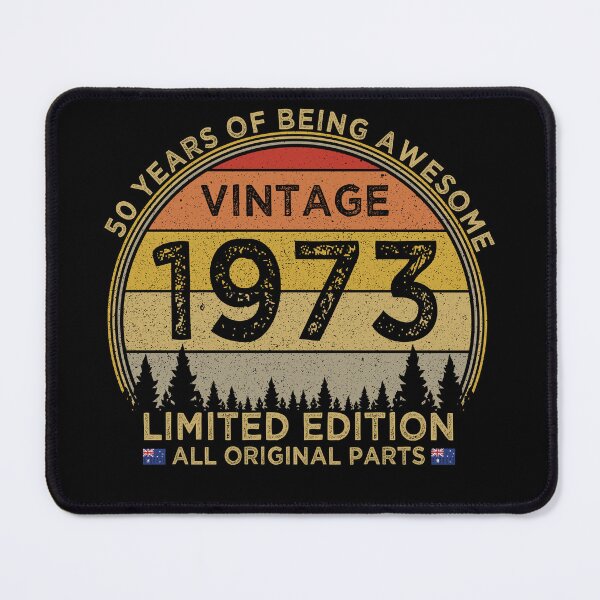 Item preview, 50th Birthday Vintage 1973 Limited Edition Patriotic Australia designed and sold by cssdru.