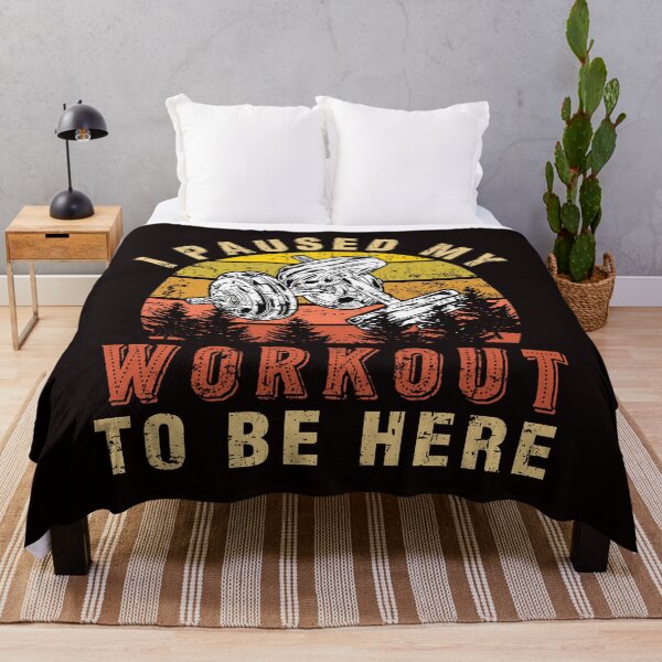 Item preview, I Paused My Workout To Be Here Funny Saying Fitness Gym designed and sold by Buyeseoshop.