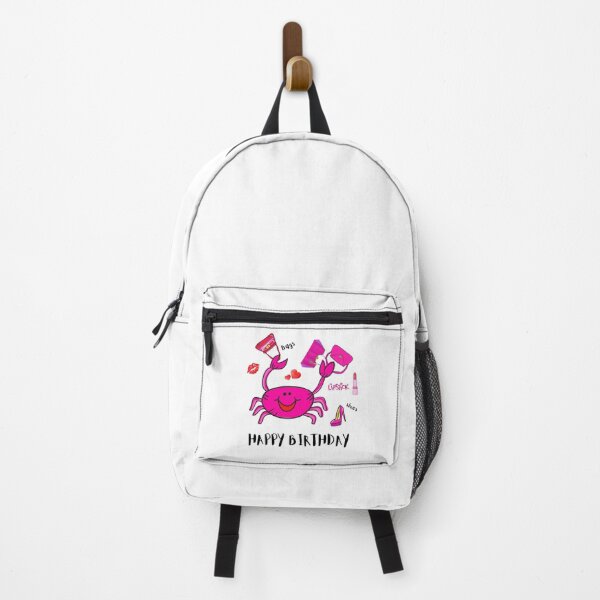 Item preview, HAPPY BIRTHDAY PINK PARTY HAT PINK SHOES LIPSTICK HANDBAG LIPS HEARTS designed and sold by EllieMonroe.