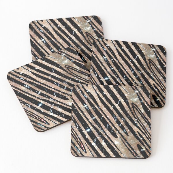 Item preview, Marble Diagonal Bronze Lines White Flecks Pattern designed and sold by FlakeyBiscuit3.