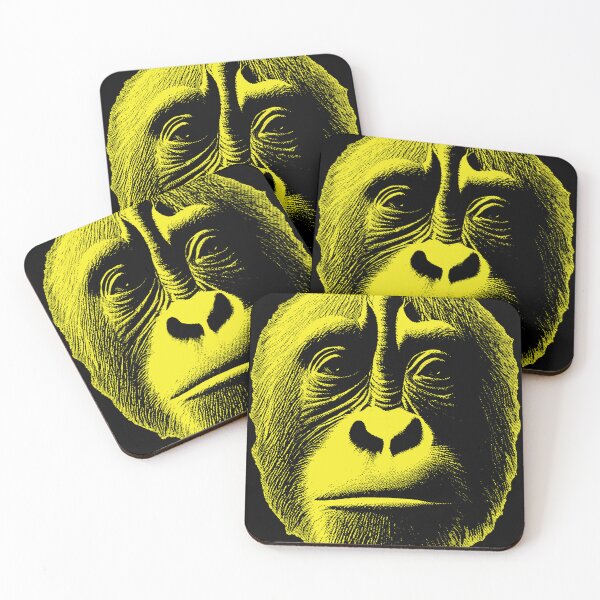 Item preview, Graphic Yellow Big Bondo Bili Ape Face designed and sold by pelagio.