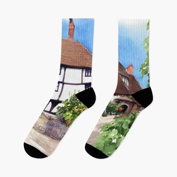 Item preview, Anne Hathaway's Cottage Stratford-upon-Avon Watercolor Art designed and sold by viewgraphics.