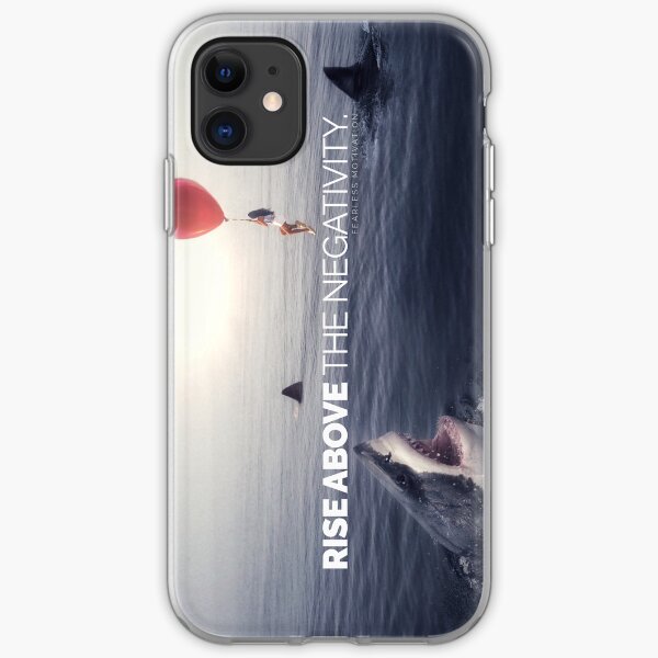 RISE ABOVE THE NEGATIVITY - Motivational iPhone Soft Case