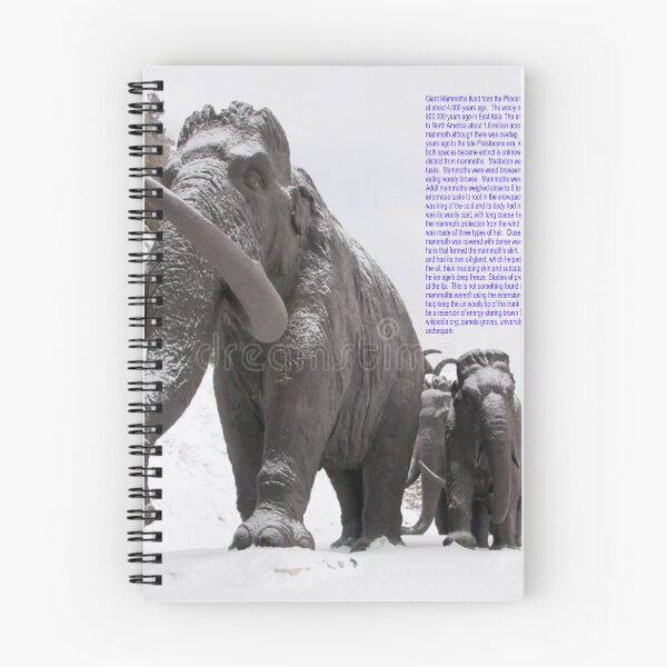 Item preview, Ice Age Mammoths Art designed and sold by Alicefish.