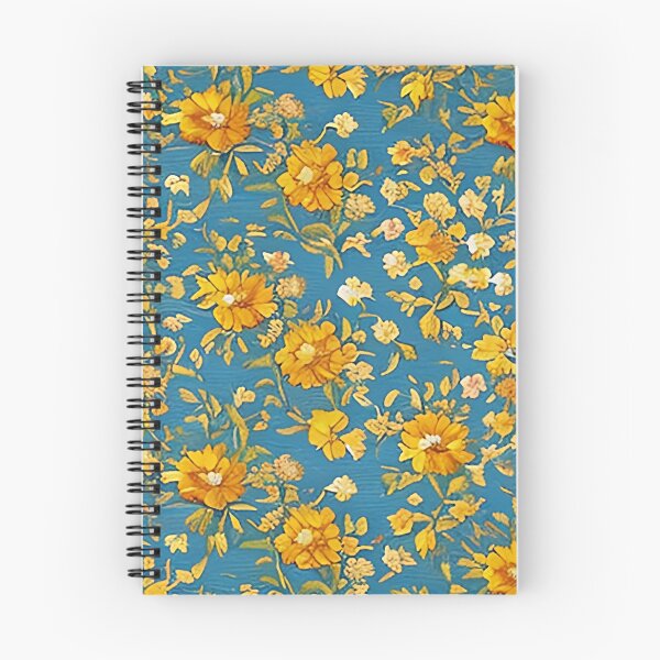 Item preview, Van Gogh Style Orange and Yellow Painted Flower Pattern designed and sold by sunflowerlight.