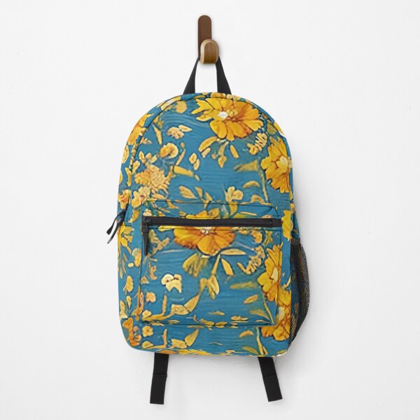 Item preview, Van Gogh Style Orange and Yellow Painted Flower Pattern designed and sold by sunflowerlight.