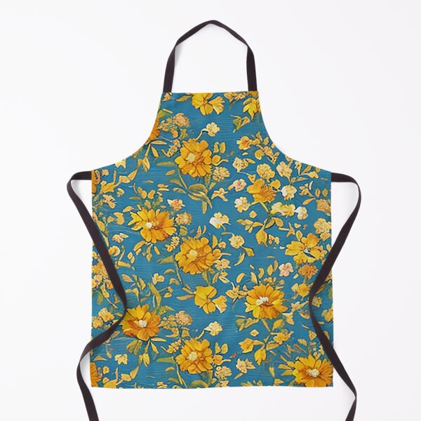 Item preview, Van Gogh Style Orange and Yellow Painted Flower Pattern designed and sold by sunflowerlight.