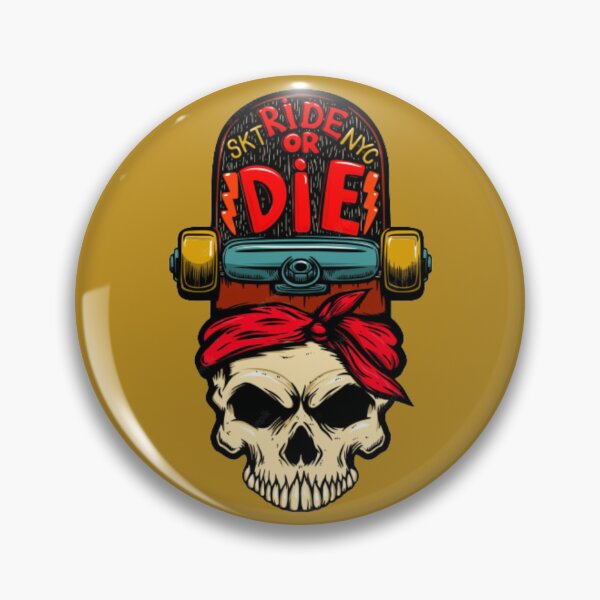 Item preview, Ride or Die Skull Sk8er designed and sold by GypsyGarou.