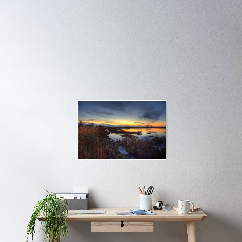 Evening on the Water Poster