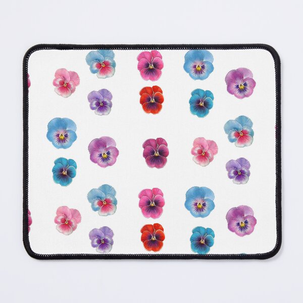 Item preview, Watercolor Mixed Pansy Flowers designed and sold by silviaol.