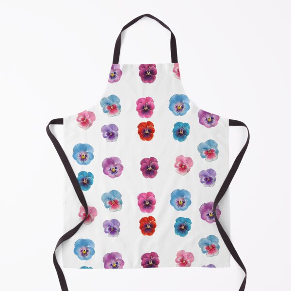 Item preview, Watercolor Mixed Pansy Flowers designed and sold by silviaol.
