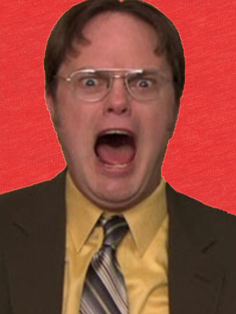 dwight schrute in yellow shirt