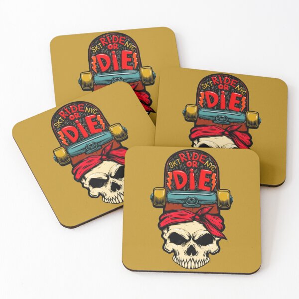 Item preview, Ride or Die Skull Sk8er designed and sold by GypsyGarou.