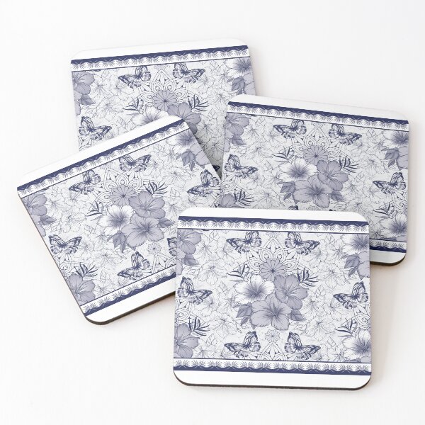Item preview, Flower Fleures floral Butterflies of the World designed and sold by mprodart.