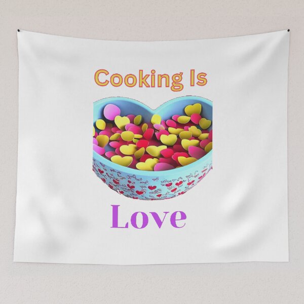 Item preview, Cooking Is Love Made Visible - Funny And Cute Quotes designed and sold by Designspot2020.