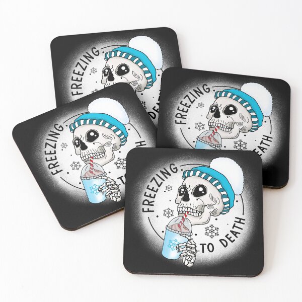 Item preview, Freezing To Death Winter Skeleton With Hat (Black) designed and sold by Gsallicat.