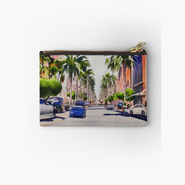 Item preview, Beverly Hills Art, California Watercolor, Rodeo Drive Artwork designed and sold by viewgraphics.