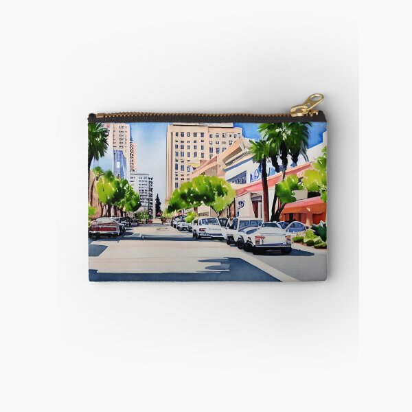Item preview, Beverly Hills Art, California Watercolor, Rodeo Drive Artwork designed and sold by viewgraphics.