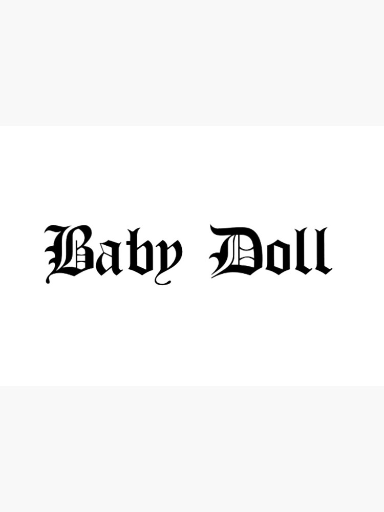Baby Doll Gothic Galeriedruck
