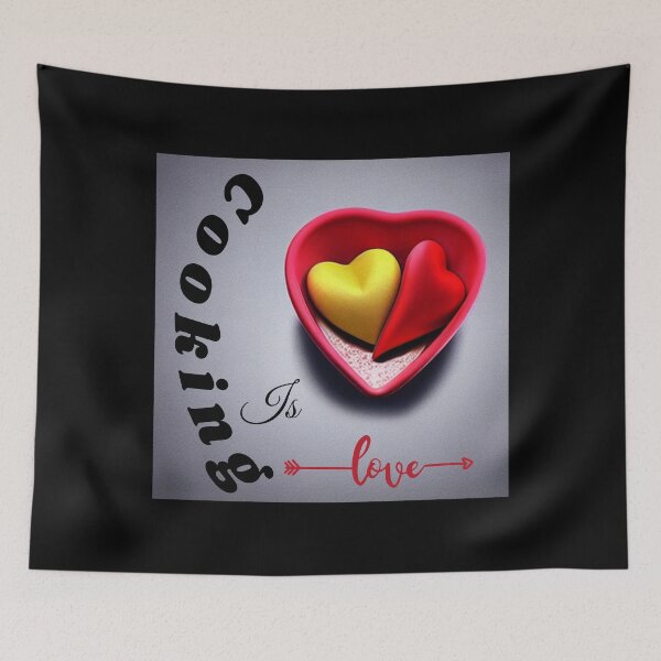 Item preview, Cooking Is Love Made Visible - Funny And Cute Quotes designed and sold by Designspot2020.