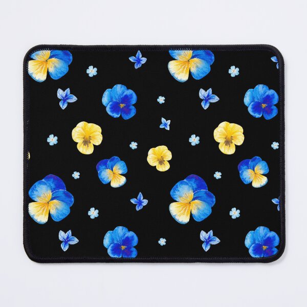Item preview, Watercolor Blue and Yellow Pansy Flowers  designed and sold by silviaol.