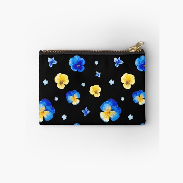 Item preview, Watercolor Blue and Yellow Pansy Flowers  designed and sold by silviaol.