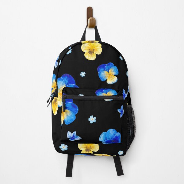 Item preview, Watercolor Blue and Yellow Pansy Flowers designed and sold by silviaol.