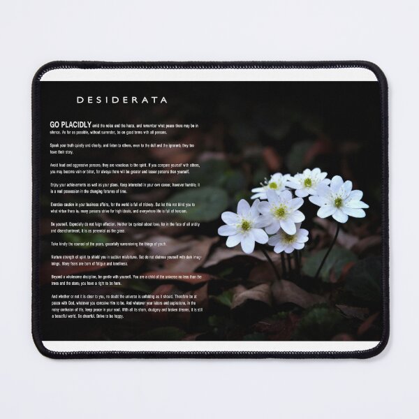 Item preview, DESIDERATA Wildflowers designed and sold by Daniel Hagerman.