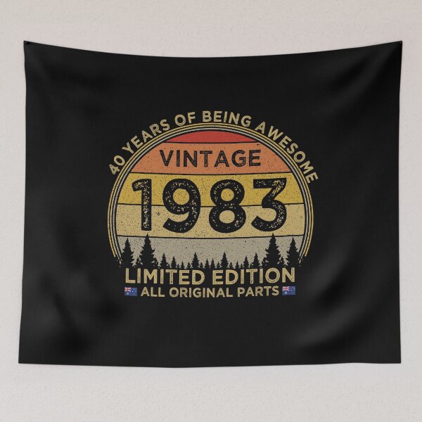 Item preview, 40th Birthday Vintage 1983 Limited Edition Patriotic Australia designed and sold by cssdru.